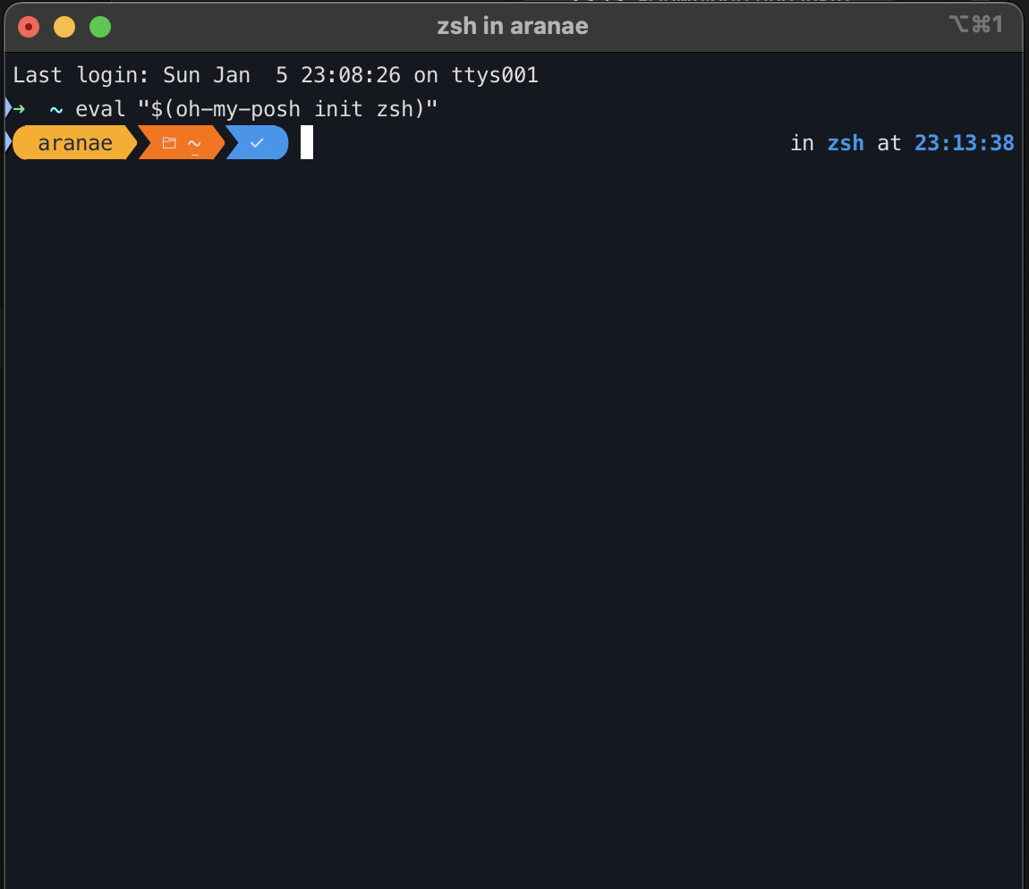 macos-setup-oh-my-posh-done